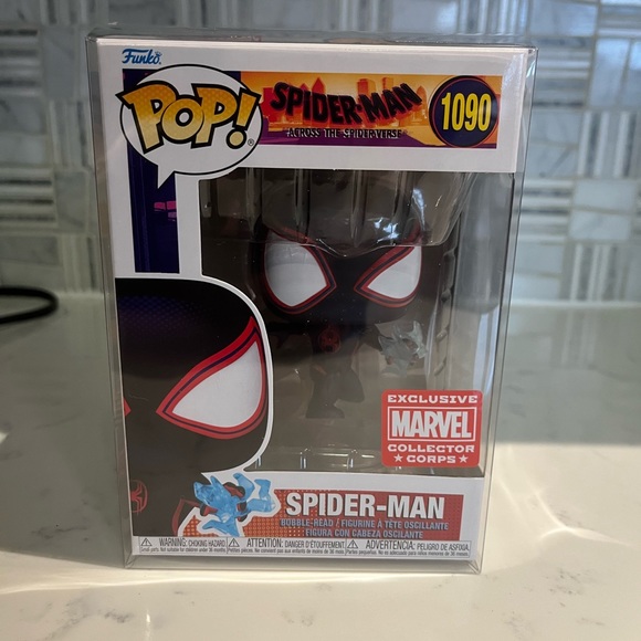Marvel Across the Spider-Verse Spider-Man Marvel Corps Exclusive Funko Pop 1090 - Picture 1 of 6